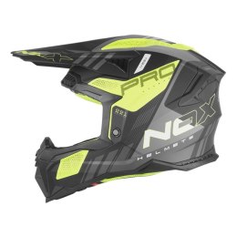 NOX KASK OFF ROAD /CROSS N634 STORM KOLOR CZARNY MAT/ZÓŁTY FLUO ROZMIAR M