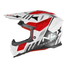 NOX KASK OFF ROAD / CROSS N634 STORM KOLOR CZERWONY/BIAŁY ROZMIAR L