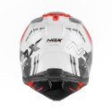 NOX KASK OFF ROAD / CROSS N634 STORM KOLOR CZERWONY/BIAŁY ROZMIAR M