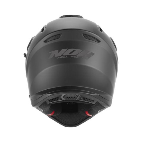 NOX KASK OFFROAD / TRAIL DUOSPORT (DUAL) N350 SOLID Z SZYBKĄ I BLENDĄ KOLOR CZARNY MAT ROZMIAR L