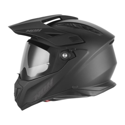 NOX KASK OFFROAD / TRAIL DUOSPORT (DUAL) N350 SOLID Z SZYBKĄ I BLENDĄ KOLOR CZARNY MAT ROZMIAR XL