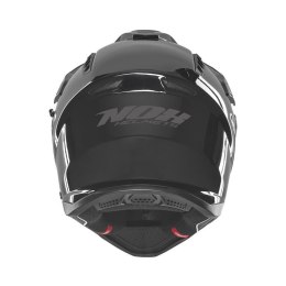 NOX KASK OFFROAD / TRAIL DUOSPORT (DUAL) N350 SOLID Z SZYBKĄ I BLENDĄ KOLOR CZARNY POŁYSK ROZMIAR XL