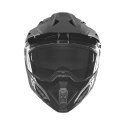 NOX KASK OFFROAD / TRAIL DUOSPORT (DUAL) N350 SOLID Z SZYBKĄ I BLENDĄ KOLOR CZARNY POŁYSK ROZMIAR M
