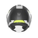 NOX KASK OTWARTY JET Z BLENDĄ N182 ROUND KOLOR CZARNY MAT/ŻÓŁTY FLUO ROZMIAR S