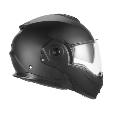 NOX PREMIUM KASK SZCZĘKOWY FLIP-BACK (SZCZĘKA DO TYŁU) Z BLENDĄ SPINNER KOLOR CZARNY MAT ROZMIAR XS