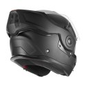 NOX PREMIUM KASK SZCZĘKOWY FLIP-BACK (SZCZĘKA DO TYŁU) Z BLENDĄ SPINNER KOLOR CZARNY MAT ROZMIAR XS