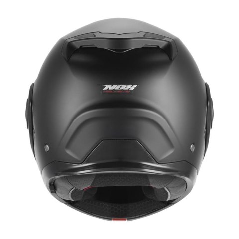 NOX PREMIUM KASK SZCZĘKOWY FLIP-BACK (SZCZĘKA DO TYŁU) Z BLENDĄ SPINNER KOLOR CZARNY MAT ROZMIAR S