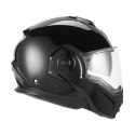 NOX PREMIUM KASK SZCZĘKOWY FLIP-BACK (SZCZĘKA DO TYŁU) Z BLENDĄ SPINNER KOLOR CZARNY ROZMIAR L