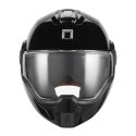NOX PREMIUM KASK SZCZĘKOWY FLIP-BACK (SZCZĘKA DO TYŁU) Z BLENDĄ SPINNER KOLOR CZARNY ROZMIAR L