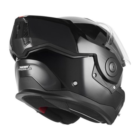 NOX PREMIUM KASK SZCZĘKOWY FLIP-BACK (SZCZĘKA DO TYŁU) Z BLENDĄ SPINNER KOLOR CZARNY ROZMIAR L