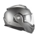 NOX PREMIUM KASK SZCZĘKOWY FLIP-BACK (SZCZĘKA DO TYŁU) Z BLENDĄ SPINNER KOLOR TYTANOWY POŁYSK ROZMIAR M
