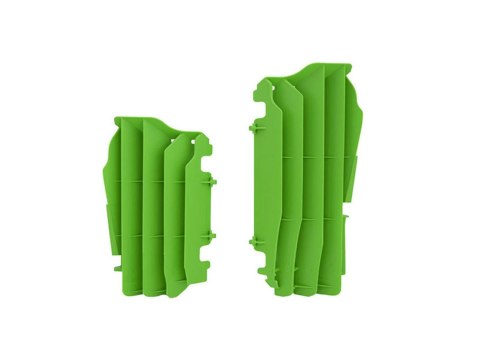RACETECH (RTECH) OSŁONY (KRATKI) WLOTÓW CHŁODNIC POWIĘKSZONYCH KAWASAKI KXF 250 / KX 250XC '21-'24, KXF 450 / KX 450XC '19-'23 K