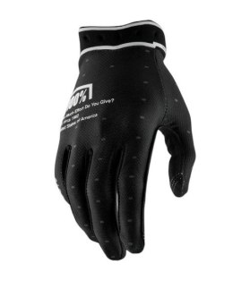 100 PROCENT RĘKAWICE CROSS/ENDURO RIDEFIT BLACK KOLOR CZARNY 2XL