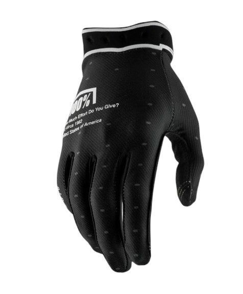 100 PROCENT RĘKAWICE CROSS/ENDURO RIDEFIT BLACK KOLOR CZARNY ROZMIAR XL