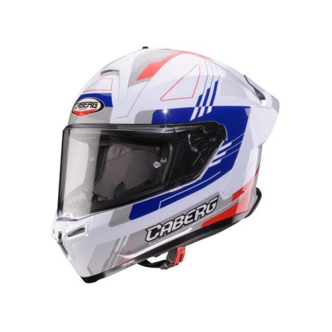 CABERG KASK INTEGRALNY ROXTER COLT KOLOR BIAŁY/CZERWONY/NIEBIESKI ROZMIAR L