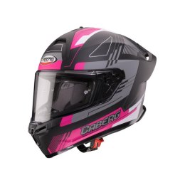 CABERG KASK INTEGRALNY ROXTER COLT KOLOR CZARNY MAT/BIAŁY/FUKSJA (INTENSYWNY ODCIEŃ RÓŻOWEGO) ROZMIAR M