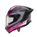 CABERG KASK INTEGRALNY ROXTER COLT KOLOR CZARNY MAT/BIAŁY/FUKSJA (INTENSYWNY ODCIEŃ RÓŻOWEGO) ROZMIAR S