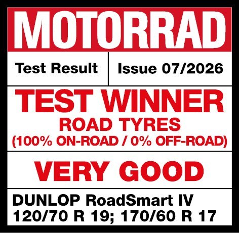 DUNLOP KOMPLET OPON (636508/25) 120/70ZR17 SPORTMAX ROADSMART IV GT (58W) TL PRZÓD DOT 2025 + (636521/25) 190/55ZR17 SPORTMAX RO
