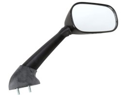 EMGO LUSTERKO YAMAHA FZ6 S '07-'09 PRAWE (OEM: 4S8-26290-00-00) KOLOR CZARNY (WZÓR ORYGINAŁU) (HOMOLOGACJA)
