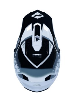KENNY RACING CZĘŚCI ZAMIENNE DASZEK DO KASKU TRACK GRAPHIC FOCUS BLACK