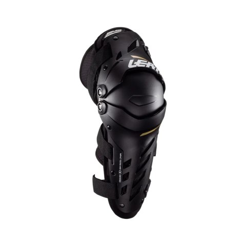 LEATT NAKOLANNIKI OCHRANIACZE KOLAN DUAL AXIS KNEE AND SHIN GUARD BLACK KOLOR CZARNY ROZMIAR S/M