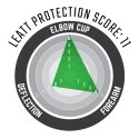 LEATT NAŁOKIETNIKI OCHRANIACZE ŁOKCI 3DF 5.0 JUNIOR ELBOW GUARD WHITE/BLACK KOLOR CZARNY/BIAŁY
