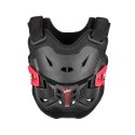 LEATT OSŁONA KLATKI PIERSIOWEJ (BUZER) CHEST PROTECTOR 2.5 KIDS BLACK KOLOR CZARNY/CZERWONY (4-7 LAT, 110-134 CM)
