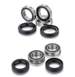 FACTORY LINKS 2026/01 ŁOŻYSKA KÓŁ PRZÓD I TYŁ Z USZCZELNIACZAMI HONDA CR 125 / 250 R '00-'07, CRF 250 R '04-'25, CRF 250 RWE '25