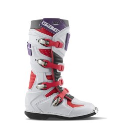 GAERNE BUTY CROSS/ENDURO JUNIOR/KID/DZIECIĘCE MODEL GX-J WHITE/RED/PURPLE KOLOR BIAŁY/CZERWONY/FIOLETOWY ROZMIAR 40