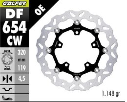 GALFER TARCZA HAMULCOWA PRZÓD CF MOTO MT 450 '24- (FLOATING) (320X119X4,5MM)