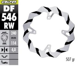 GALFER TARCZA HAMULCOWA TYŁ DUCATI DESMO 450MX '24-'26 (240X114X4MM) W GROOVED ENDURO MX