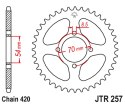 JT ZĘBATKA TYLNA 257 36 HONDA C 50/70 '75-87' (25736JT) (ŁAŃ420) NA ZAMÓWIENIE