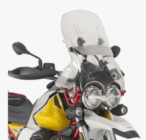 KAPPA SZYBA MOTO GUZZI V85 TT '19-'23 REGULOWANA AIRFLOW PRZEZROCZYSTA - ZASTĘPUJE KAF8203