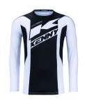 KENNY RACING KOSZULKA CROSS/ENDURO TRACK ZOOM BLACK WHITE KOLOR CZARNY/BIAŁY SZARY ROZMIAR XL