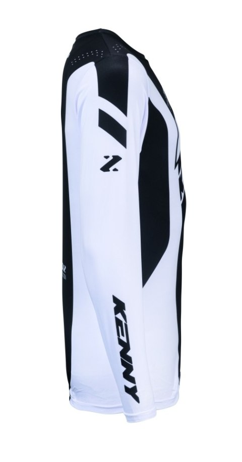 KENNY RACING KOSZULKA CROSS/ENDURO TRACK ZOOM BLACK WHITE KOLOR CZARNY/BIAŁY SZARY ROZMIAR XL