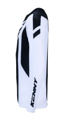 KENNY RACING KOSZULKA CROSS/ENDURO TRACK ZOOM BLACK WHITE KOLOR CZARNY/BIAŁY SZARY ROZMIAR XL