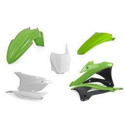 POLISPORT KOMPLET PLASTIKÓW KAWASAKI KX 85 '14-'21; KX 100 '14-'21; KX 112 '14-'21 W ZESTAWIE TABLICA PRZEDNIA (8662900002) KOLO