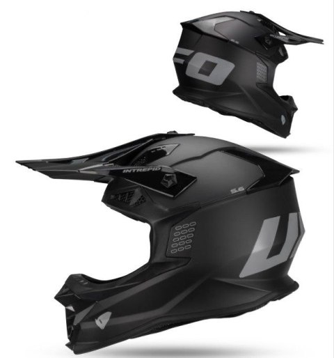 UFO KASK INTREPID CROSS KOLOR CZARNY/SZARY ROZMIAR XS ( ECE 22R06 ) - KOLEKCJA 2026