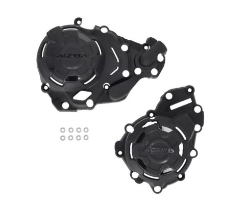 ACERBIS OSŁONY SILNIKA (OSŁONA POKRYWY / DEKLA SPRZĘGŁA I ALTERNATORA) X-POWER CF MOTO 450 MT 24-25 KOLOR CZARNY