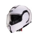 CABERG KASK SZCZĘKOWY FLIP-BACK (SZCZĘKA DO TYŁU) MODEL TRIP SOLID KOLOR BIAŁY POŁYSK ROZMIAR L (PINLOCK W ZESTAWIE)