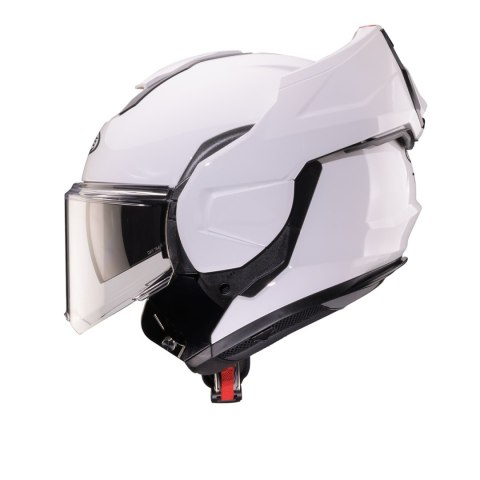 CABERG KASK SZCZĘKOWY FLIP-BACK (SZCZĘKA DO TYŁU) MODEL TRIP SOLID KOLOR BIAŁY POŁYSK ROZMIAR M (PINLOCK W ZESTAWIE)