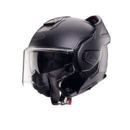 CABERG KASK SZCZĘKOWY FLIP-BACK (SZCZĘKA DO TYŁU) MODEL TRIP SOLID KOLOR CZARNY MAT ROZMIAR L (PINLOCK W ZESTAWIE)