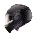 CABERG KASK SZCZĘKOWY FLIP-BACK (SZCZĘKA DO TYŁU) MODEL TRIP SOLID KOLOR CZARNY MAT ROZMIAR XXL (PINLOCK W ZESTAWIE)