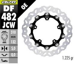 GALFER TARCZA HAMULCOWA PRZÓD YAMAHA FAZER 8 '10-; FZ 8 '10- YZF-R6 '05-'16 (FLOATECH) (310X132X5MM)