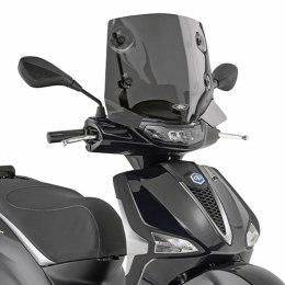 KAPPA 2026/04 SZYBA PIAGGIO LIBERTY 50 / 125 / 150 '25-'26 (26 X 41,5CM) PRZYCIEMNIANA - POTRZEBNE MOCOWANIE A5623AK