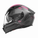 NOX KASK INTEGRALNY (FULL FACE) Z BLENDĄ N402 MENTOR KOLOR CZARNY/RÓŻOWY ROZMIAR L