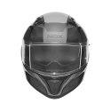 NOX KASK INTEGRALNY (FULL FACE) Z BLENDĄ N402 MENTOR KOLOR CZARNY/SZARY ROZMIAR M