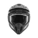 NOX PROMOCJA KASK OFF ROAD / CROSS N634 STORM KOLOR SREBRNY MAT/CZARNY ROZMIAR XL