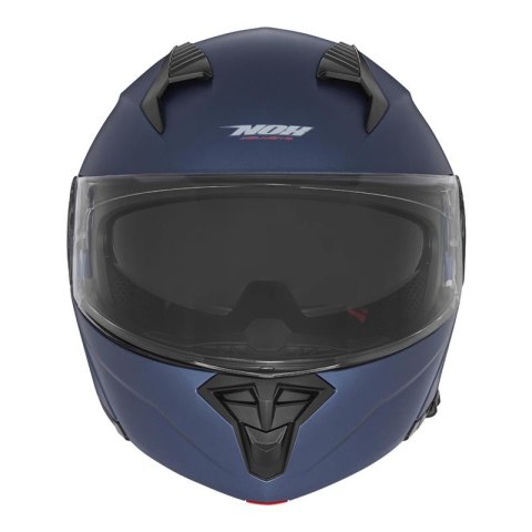 NOX KASK SZCZĘKOWY (FLIP-UP) Z BLENDĄ N967 SOLID KOLOR NIEBIESKI MAT ROZMIAR L (PINLOCK DO TEGO MODELU - FILMPINLOCK30DKS166)