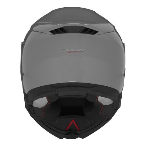NOX KASK SZCZĘKOWY (FLIP-UP) Z BLENDĄ N967 SOLID KOLOR SZARY POŁYSK ROZMIAR S (PINLOCK DO TEGO MODELU - FILMPINLOCK30DKS166)